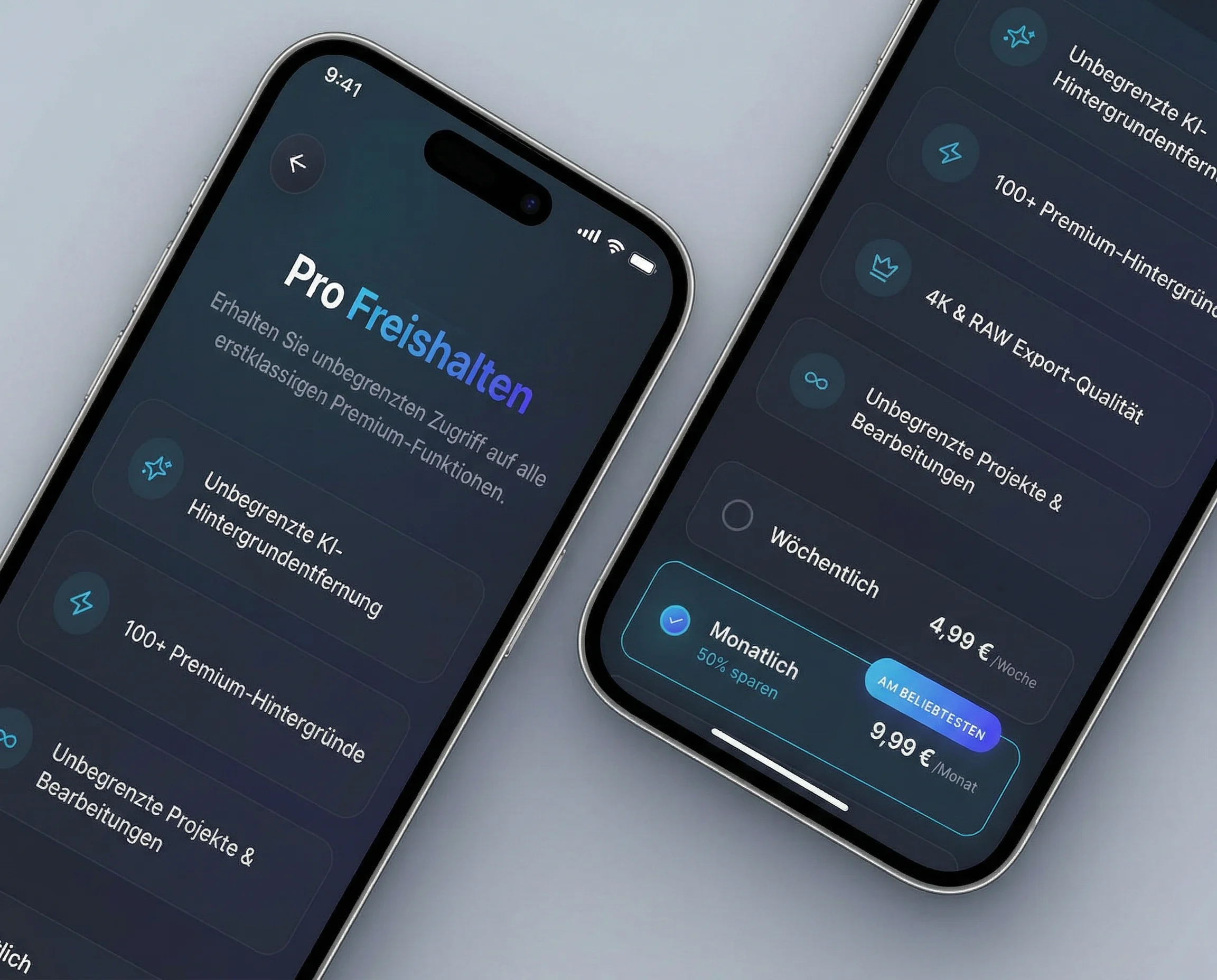 KI Fahrzeugfotografie App