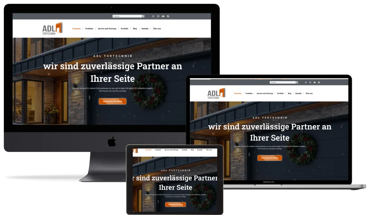 Strategisches Webdesign für Torlösungen und Tortechnik Berlin