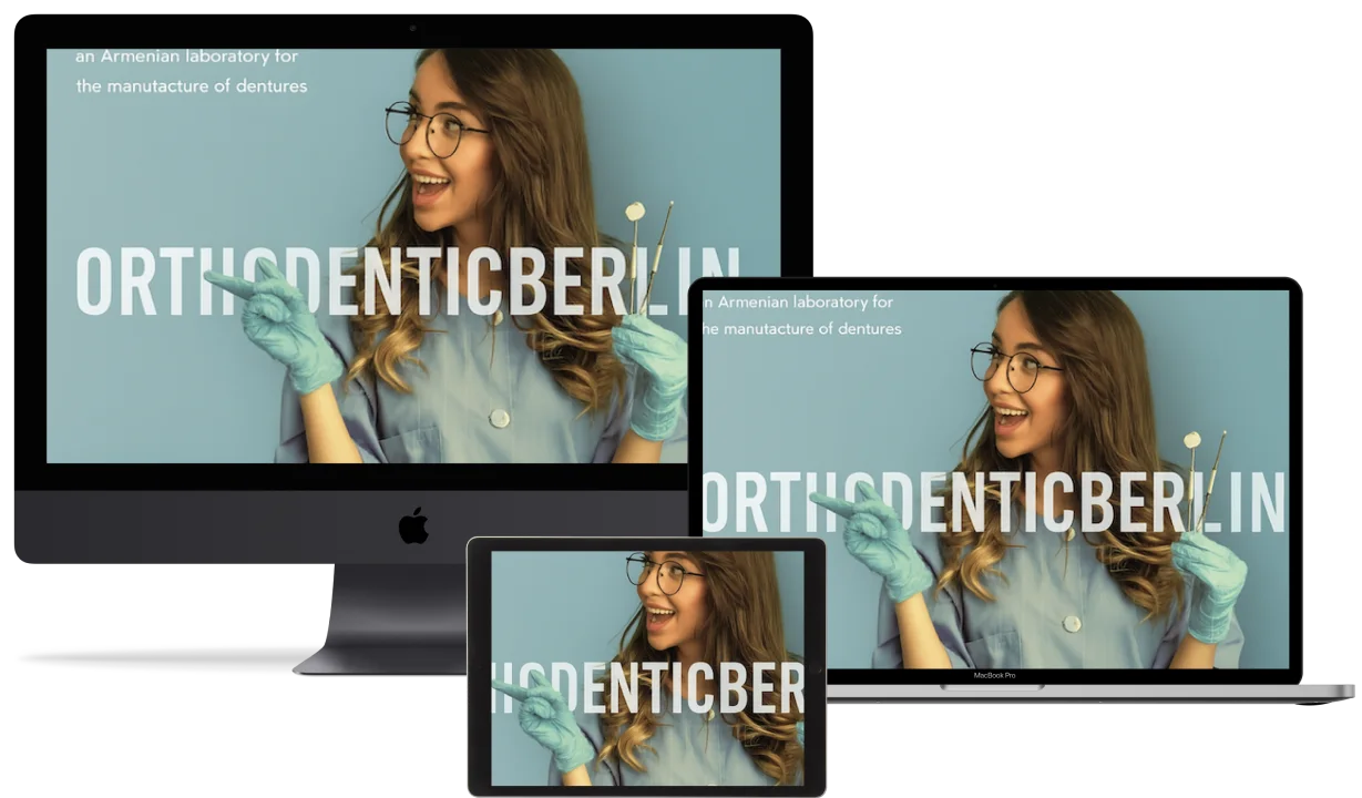 E-Commerce Webdesign für Kieferorthopädie-Bedarf